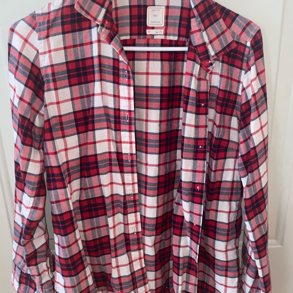 GAP flannel - boyfriend fit